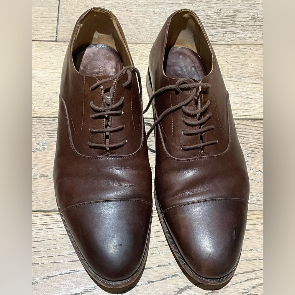 Meermin Brown Leather Oxfords